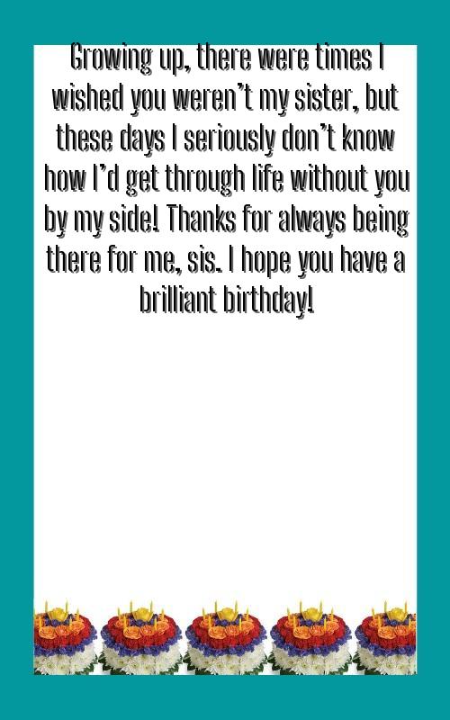 birthday wishes for a friend like a sister